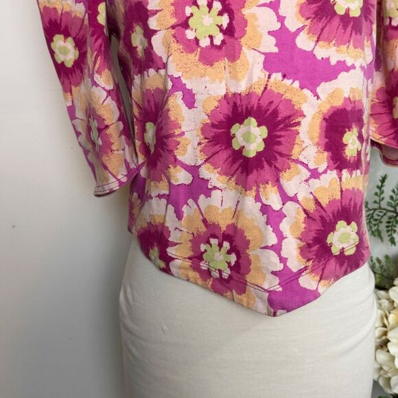 FREE PEOPLE shirt | give me more top | pink | large - Picture 4 of 12